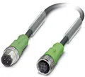 Produktbild: Phoenix Contact 1504615 Sensor-/Aktor-Steckverbinder, konfektioniert M12 Stecker, gerade, Buchse, gerade 4.00m Polzahl Sensoren
