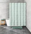 Produktbild: Kleine Wolke Duschvorhang Duschvorhang Leaf Breite 180 cm (1, 1-tlg)