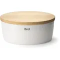Produktbild: Continenta Brottopf oval mit Holzdeckel 36 x 23 x 13,5 cm
