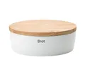 Produktbild: Continenta Brotkasten CONTINENTA Brottopf Oval mit Holzdeckel