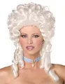 Produktbild: Smiffys Kostüm Barock Locken-Perücke toupiert weiss