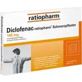 Produktbild: DICLOFENAC-ratiopharm Schmerzpflaster 5 St