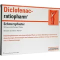 Produktbild: DICLOFENAC-ratiopharm Schmerzpflaster 5 St. PZN 03500921