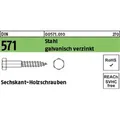 Produktbild: Sechskantholzschraube DIN 571 12 x 280 Stahl galvanisch verzinkt