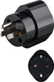 Produktbild: Goobay Netzadapter, Schwarz - Schutzkontaktbuchse (Typ F, CEE 7/4) > US/Japan-Stecker (Typ B, NEMA 5-15, 3-polig) (45354)