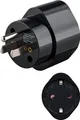 Produktbild: Goobay 45354 Netzadapter, Schwarz - Schutzkontaktbuchse (Typ F, CEE 7/4) > US/Ja