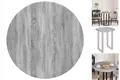 Produktbild: Tischplatte Ohne Beine Grau Sonoma 80x80x1.5 Cm Holzwerkstoff