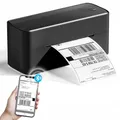 Produktbild: Phomemo Bluetooth Etikettendrucker, DHL Thermodrucker 4x6 Ettikettendrucķer, Bluetooth Etikettiergerät Label Printer für Barcode, Amazon, Etsy, Shopify, DHL, GLS, UPS, FedEx, Ohne Tinte, 241BT Schwarz