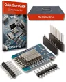 Produktbild: AZDelivery 25x D1 Mini NodeMcu mit ESP8266-12F WLAN Module CH340G Lua kompatibel mit Arduino inklusive E-Book!