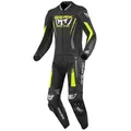 Produktbild: Berik Absolute GP2 2-Teiler Motorrad Lederkombi, schwarz-grau-gelb, Größe 54 für Männer