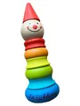 Produktbild: Eichhorn Holz Stapelspiel Clown Steckfigur Motorik Spielzeug Kinder ab 12 Monate