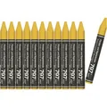 Produktbild: Lyra Signierkreide 4870007 Profi 797, 12 Stück, gelb, eckig gespitzt, papiert, 12 cm lang
