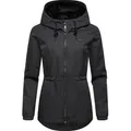 Produktbild: Ragwear Outdoorjacke Dankka Tech Stylische Damen Übergangsjacke aus wasserdichtem Material schwarz XL (42)