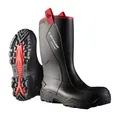 Produktbild: Dunlop Protective Footwear, C762043.CH, Purofort+ Rugged Full Safety, Schwarz/Rot, Größe 43 EU