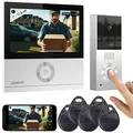 Produktbild: Somikon WLAN-Full-HD-Video-Gegensprechanlage mit 17,8-cm-Touchscreen (7