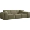 Produktbild: Fun Möbel Sofa, Olivgrün, Textil, 225x73x88 cm, Wohnzimmer, Sofas & Couches, Sofas, 3-Sitzer Sofas