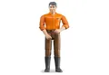 Produktbild: BRUDER 60007 Mann mit hellem Hauttyp brauner Hose Kinder Spiel Figur neu