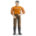 Produktbild: BRUDER 60007 bworld Mann mit hellem Hauttyp und brauner Hose