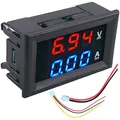 Produktbild: Mini Digital Voltmeter Amperemeter mit LCD Anzeige 10A, Voltmeter Messgerät T...