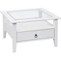Produktbild: Couchtisch Provence ca.75x75 cm Kiefer Weiß