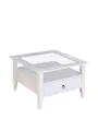 Produktbild: Couchtisch Inter Link, quadratisch, 75 x 75 x 45 cm, weiß