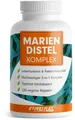 Produktbild: Mariendistel Kapseln hochdosiert 120x - 5-fach-Komplex mit Mariendistel, Arti...