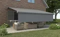 Produktbild: Primaster Kassetten-Markise elektrisch mit Volant Grau Markise