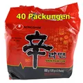 Produktbild: Shin Ramyun Instant Nudeln Gourmet würzig 40er Pack (40 x 120g) Asia Nudelgericht