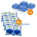 Produktbild: Luftentfeuchter 4x + 8x 400g Nachfüllpacks Raumentfeuchter für Bad Keller uvm. B