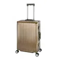 Produktbild: Aluminium Reisekoffer, Travelhouse® Tokyo, Trolley mit 4 Rollen, Aluminium Hartschale, 66 x 42 x 26 cm, 4.6 kg