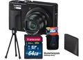 Produktbild: Panasonic DC-TZ99 schwarz Digitalkamera mit Leica 30-fach Zoom mit 64 GB Megaset