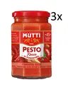 Produktbild: 3x Mutti Pesto Rosso Pomodori Rossi Rotes Tomatenpesto Pasta Sauce Glas 180g