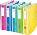 Produktbild: LEITZ Aktenordner Ordner Active Wow A4 80mm Polyfoam sortiert (5 Stück)
