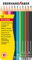Produktbild: Eberhard Faber 514813 - Buntstifte Set 12-teilig, Buntstifte hexagonal in Metall