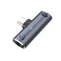 Produktbild: IVIVTOR USB-C Kopfhörer Adapter – 2 in 1 100W Schnelllade und 3.5mm Audio Adapter für Telefone mit Typ-C Gray