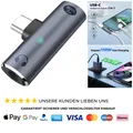 Produktbild: USB C Kopfhöreradapter 100W Ladefunktion 3,5mm Audio