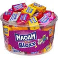 Produktbild: Maoam Kaubonbons Würfel Bloxx, 50 Stück, mit Frucht- und Colageschmack, 1100g