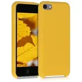 Produktbild: kwmobile Schutzhülle kompatibel mit Apple iPod Touch 6G / 7G (6. und 7.Generation) - Hülle Silikon gummiert - Cover Case in Honiggelb - Gelb