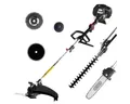 Produktbild: BRAST Benzin-Motorsense Multitool Freischneider Benzin, 2,2 kW (3,0 PS), 6in1 Funktion, TÜV geprüft, Elektro-Start