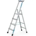 Produktbild: Zarges genietete Stehleiter, eloxiert XLstep S 4 Stufen