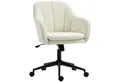 Produktbild: HOMCOM Bürostuhl Schreibtischstuhl, höhenverstellbar (Drehstuhl, 1 St), für Schlafzimmer, Arbeitszimmer, Beige