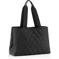 Produktbild: reisenthel classic shopper L, Tragetasche, Einkaufstasche, Schultertasche, Handtasche, Rhombus Black, 12 L, DK7059 - Schwarz