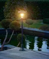 Produktbild: Solar LED Laterne Gartenlaterne Retro Gartenleuchte Terrasse Solarleuchte außen