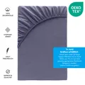 Produktbild: Topper Spannbettlaken 100% Baumwolle Spannbetttuch verschiedene Größen & Farben