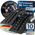 Produktbild: WERKTHOR KFZ Auffahrrampe PKW - [2er Set] Auffahrrampen für maximalen Halt [<5t] - Hochbelastbare Rampe Auto - 2x Auto Rampen