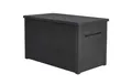 Produktbild: Keter Java Aufbewahrungsbox 870L – Gartenbox wasserdicht, 146 x 82 x 86 cm – Kissenbox mit Gasdruckfeder, abschließbar