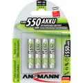 Produktbild: Ansmann HR03 Micro 550 mAh (4 Stk., AAA, 550 mAh) (5030772)