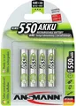 Produktbild: Ansmann Batterie 4 x AAA - NiMH - (wiederaufladbar)