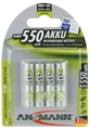 Produktbild: ANS 5030772 - NiMh Akku, AAA (Micro), 550 mAh, 4er-Pack