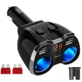Produktbild: Auto USB Ladegerät 2 USB 1 Typ C 12V 24V 120